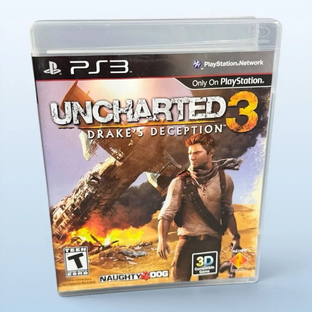 Sony PlayStation 3 (PS3) - Uncharted 3; Drake’s Deception - Original Owner - VG